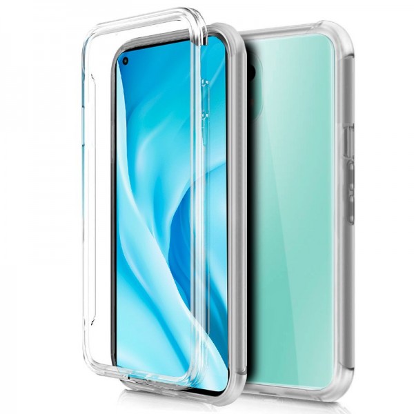 Funda COOL Silicona 3D para Xiaomi Mi 11 Lite / Mi 11 Lite 5G (Transparente Frontal + Trasera) D