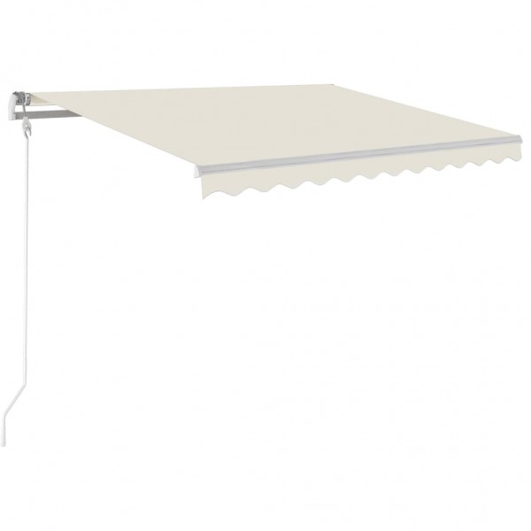 Toldo retráctil automático crema 350x250 cm M 2