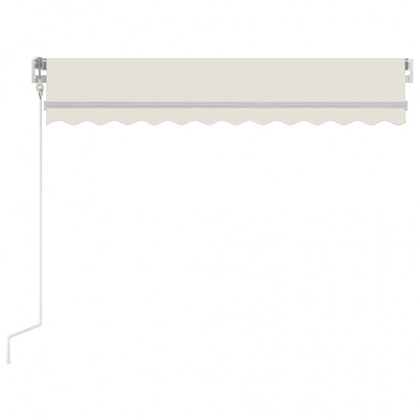 Toldo retráctil automático crema 350x250 cm M 4