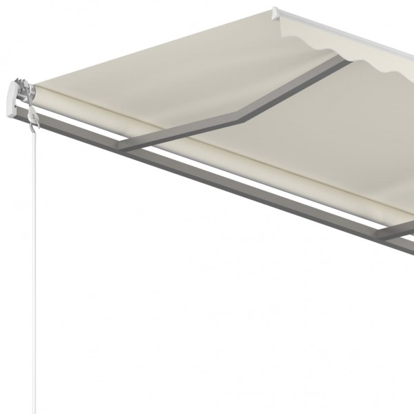 Toldo retráctil automático crema 350x250 cm M 5