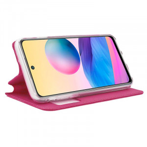 Fundação COOL Capa de Flip para Xiaomi Redmi Note 10 5G / Pocophone M3 Pro 5G rosa Liso H