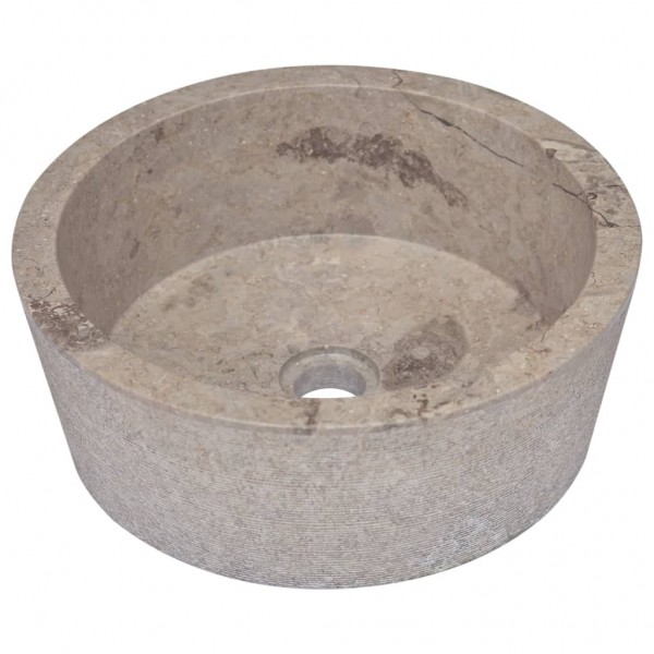 Lavabo gris mármol Ø40x15 cm M 2