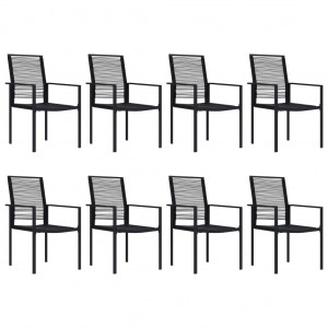9 pcs conjunto de jantar para jardim H