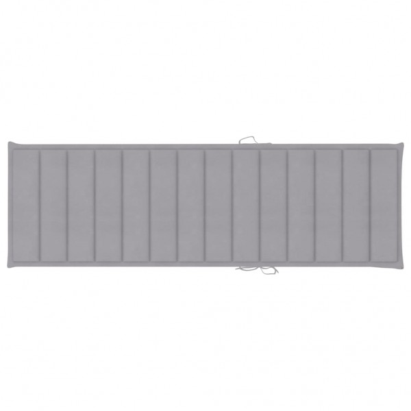 Espreguiçadeira de jardim com almofadão madeira acácia maciça M 3