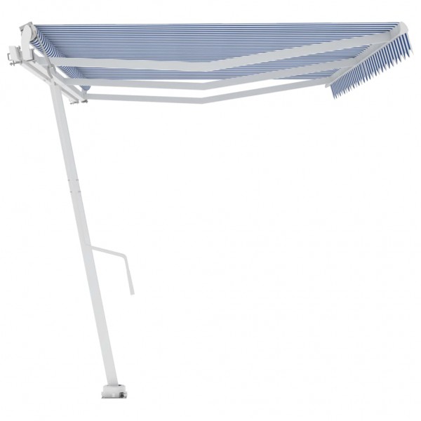 Toldo automático independente 600x300 cm azul e branco M 5