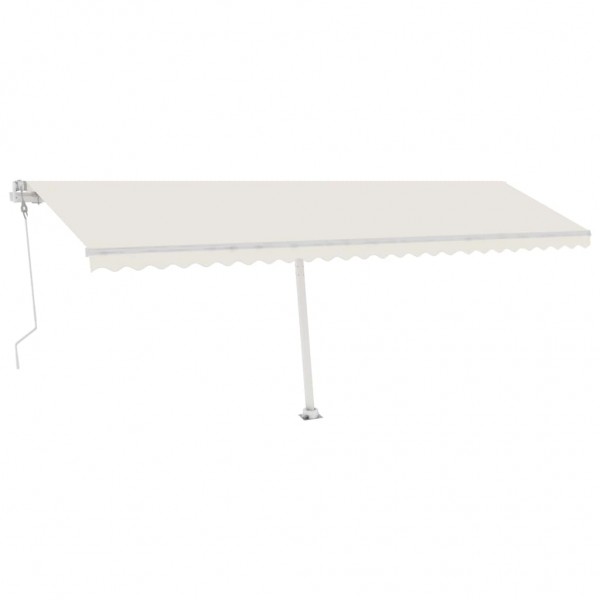 Toldo de pie automático crema 600x300 cm M 2