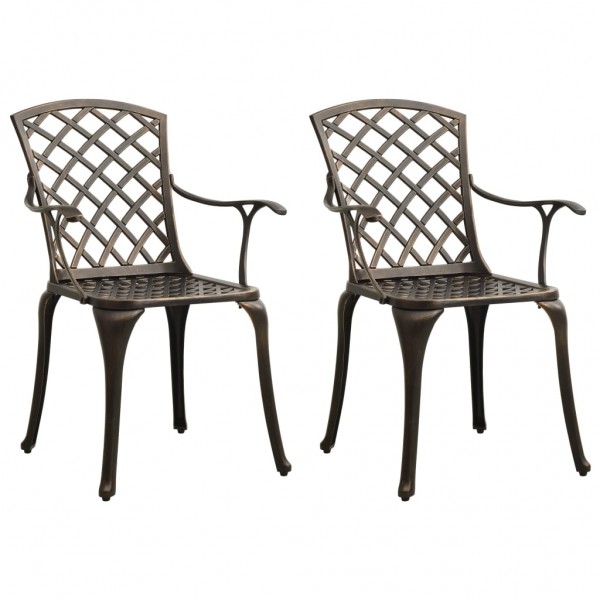 3 pcs conjunto bistrô alumínio fundido bronze M 3