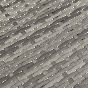 3 pcs conjunto de jantar para jardim cinzento H