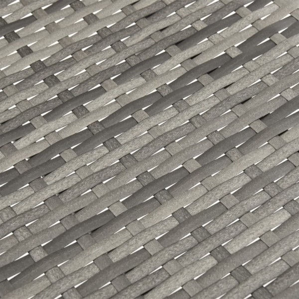 3 pcs conjunto de jantar para jardim cinzento M 2