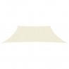 Toldo de vela HDPE crema 160 g/m² 3/4x2 m 3
