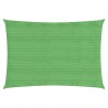 Toldo de vela HDPE verde claro 160 g/m² 2.5x4 m 1
