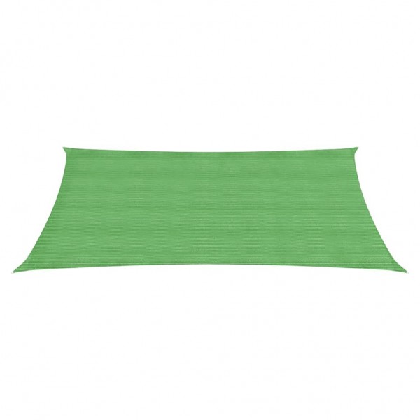 Para-sol estilo vela 160 g/m² 2.5x4 m PEAD verde-claro M 3