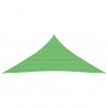 Toldo de vela HDPE verde claro 160 g/m² 4.5x4.5x4.5 m 3