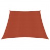 Para-sol estilo vela 160 g/m² 3/4x2 m PEAD terracota 1