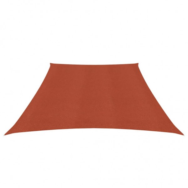 Para-sol estilo vela 160 g/m² 3/4x2 m PEAD terracota M 3
