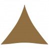 Toldo de vela HDPE gris taupe 160 g/m² 3.6x3.6x3.6 m 1