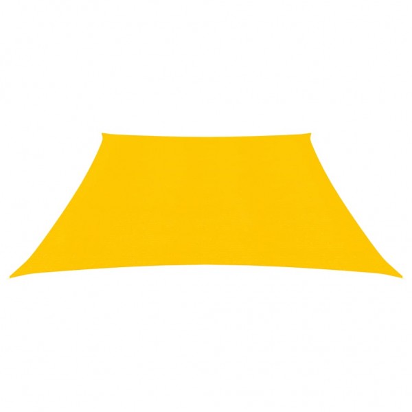 Toldo de vela HDPE amarillo 160 g/m² 3/4x2 m M 3