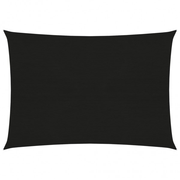 Toldo de vela HDPE negro160 g/m² 2.5x3.5 m D