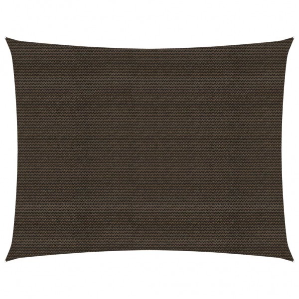 Toldo de vela HDPE marrón160 g/m² 2.5x3.5 m D