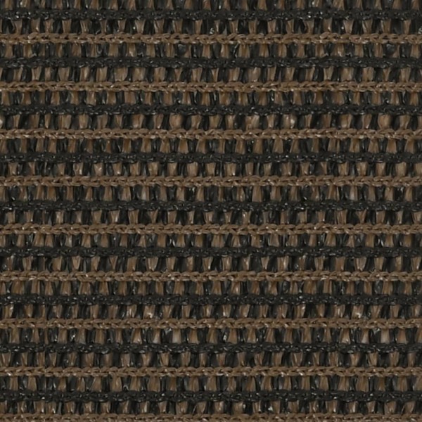 Para-sol estilo vela 160 g/m² 2.5x3.5 m PEAD castanho M 2