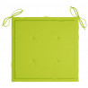 Cojines de silla de jardín 2 uds tela Oxford verde 40x40x3 cm 4