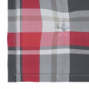 Almofadões cadeiras jardim 2pcs tecido oxford xadrez vermelho 5
