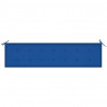 Cojín de banco de jardín tela Oxford azul 200x50x3 cm 2