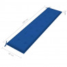 Cojín de banco de jardín tela Oxford azul 200x50x3 cm 4