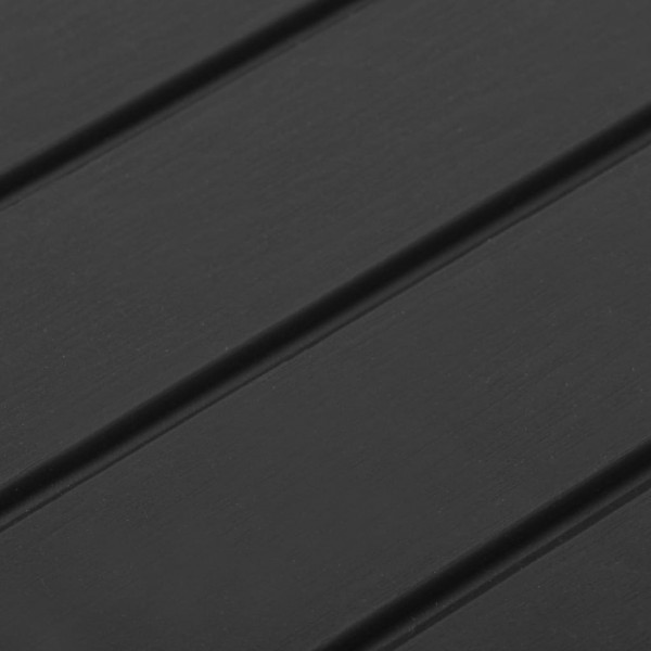 Mesa de jardín plástico gris 53x53x40 cm M 3