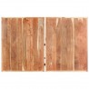 Mesa de centro de madera maciza de acacia 142x90x42 cm 4