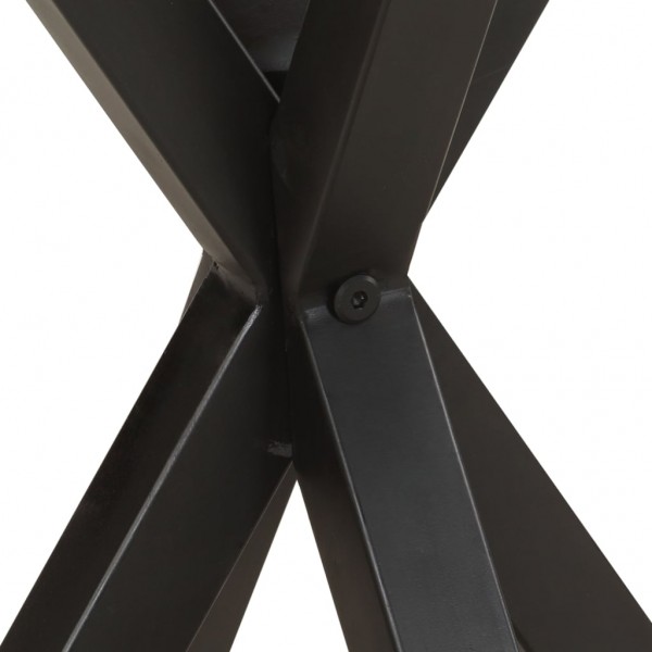 Mesa auxiliar de madera maciza reciclada 48x48x56 cm M 5