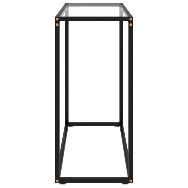 Mesa consola 80x35x75 cm vidro temperado transparente M 3