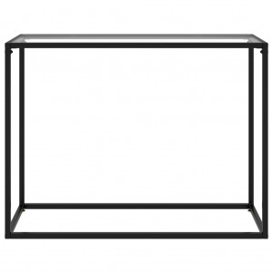 Mesa consola 100x35x75 cm vidro temperado transparente H
