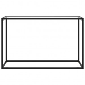 Mesa consola vidrio templado transparente 120x35x75 cm H