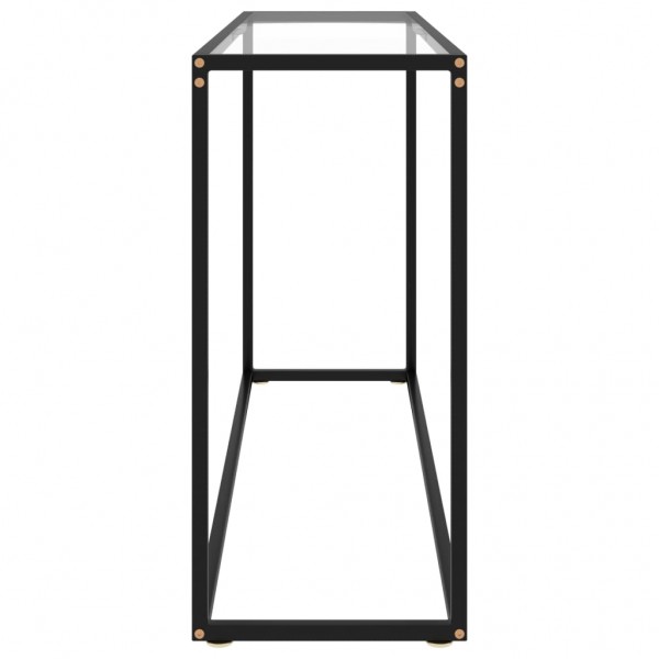 Mesa consola 120x35x75 cm vidro temperado transparente M 3