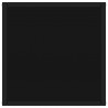 Mesa de centro 40x40x50 cm preto com vidro preto 3