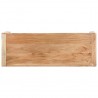 Banco de madera de acacia maciza 110x38x46 cm 4