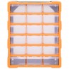 Organizador multicajones con 18 cajones intermedios 38x16x47 cm 4