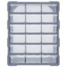 Organizador multicajones con 18 cajones intermedios 38x16x47 cm 4