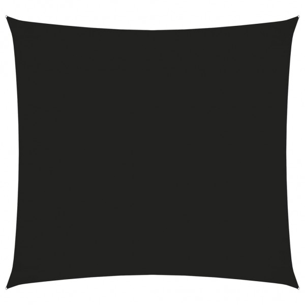 Toldo de vela cuadrado de tela oxford negro 3x3 m D
