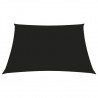 Toldo de vela cuadrado de tela oxford negro 7x7 m 2
