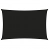 Para-sol estilo vela tecido oxford retangular 2x4.5 m preto 1