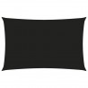 Para-sol estilo vela tecido oxford retangular 2x5 m preto 1