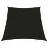 Toldo de vela trapezoidal de tela oxford negro 3/5x4 m 1