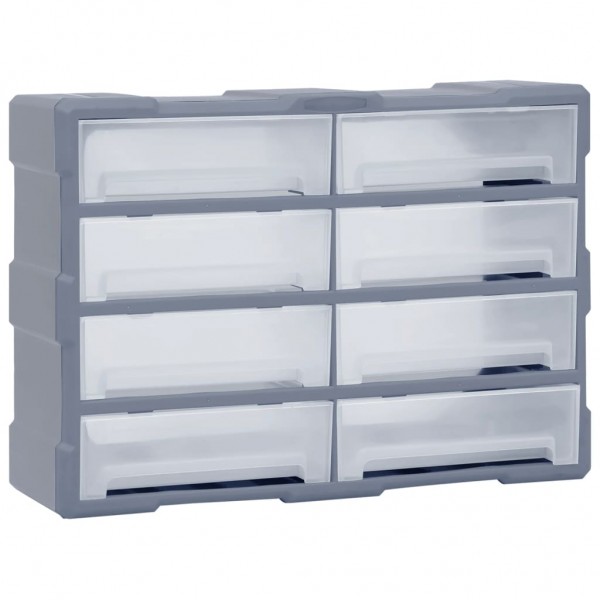 Organizador multicajones con 8 cajones grandes 52x16x37 cm D