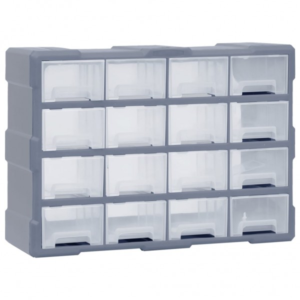 Organizador multicajones con 16 cajones medianos 52x16x37 cm D