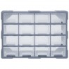 Caixa organizadora com 16 gavetas médias 52x16x37 cm 5