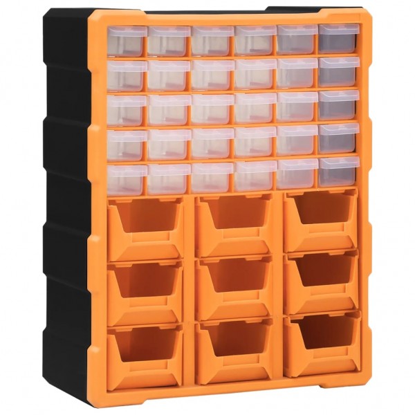 Organizador multicajones con 39 cajones 38x16x47 cm D