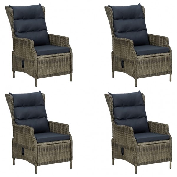 5 pcs conjunto de jantar para jardim castanho M 2