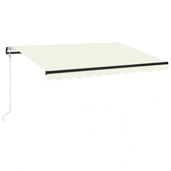 Toldo retráctil automático crema 350x250 cm M 2
